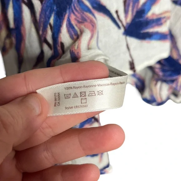 Intimiately Free People Simone Women’s Tank Top Size XS Surplice Tropical Floral - Picture 5 of 6